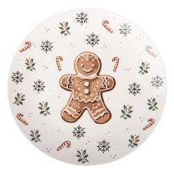 Clayre & Eef Breakfast Plate Ø 20 cm White Porcelain