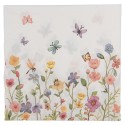 Clayre & Eef Tovaglioli Carta set di 20 33x33 cm Bianco Carta