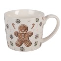 Clayre & Eef Mug 275 ml White Porcelain