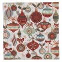 Clayre & Eef Serviettes Papier set de 20 33x33 cm Blanc Papier