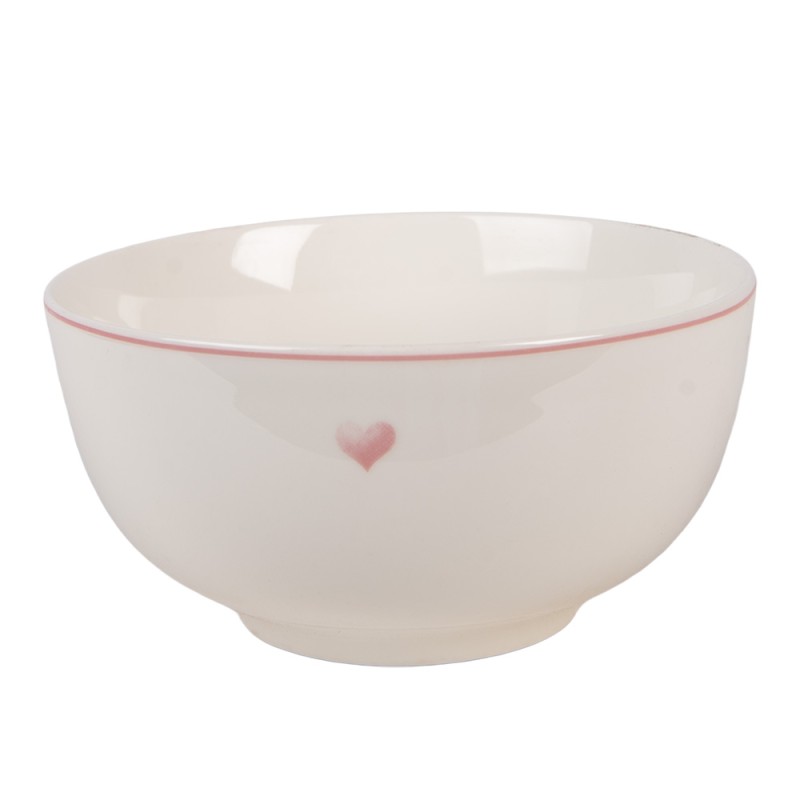 Clayre & Eef Soup Bowl 500 ml White Porcelain