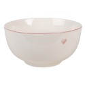 Clayre & Eef Soup Bowl 500 ml White Porcelain