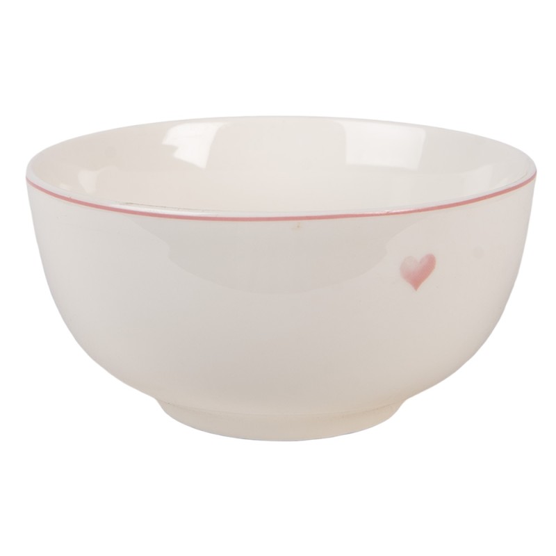Clayre & Eef Soup Bowl 500 ml White Porcelain