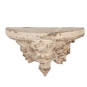 Clayre & Eef Wall Decoration 33x14x21 cm Beige Ceramic material