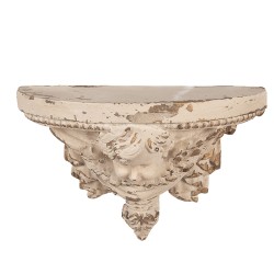 Clayre & Eef Wall Decoration 33x14x21 cm Beige Ceramic material