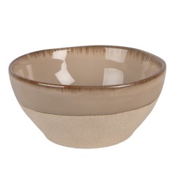 Clayre & Eef Soup Bowl Set of 2 450 ml Beige Porcelain