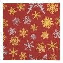Clayre & Eef Napkins Paper Set of 20 33x33 cm Red Paper