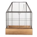 Clayre & Eef Décoration Boîte de croissance 26x17x32 cm Transparent Verre