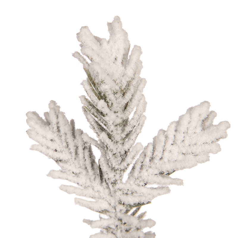 Clayre & Eef Mini Artificial Christmas Tree 20x20x60 cm White Plastic