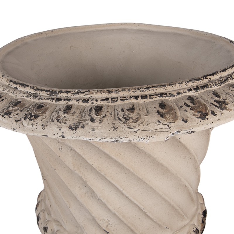 Clayre & Eef Planter 44x44x58 cm Beige Ceramic material