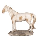 Clayre & Eef Image de décoration Cheval 73x23x64 cm Beige Matériau céramique