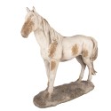 Clayre & Eef Image de décoration Cheval 73x23x64 cm Beige Matériau céramique
