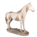 Clayre & Eef Image de décoration Cheval 73x23x64 cm Beige Matériau céramique