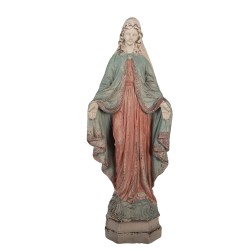 Clayre & Eef Decorative Figurine Mary 24x16x63 cm Beige Ceramic material