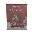Clayre & Eef Wall Tapestry 76x3x97 cm Red Textile