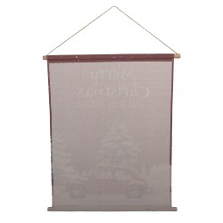 Clayre & Eef Wall Tapestry 76x3x97 cm Red Textile