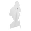 Clayre & Eef Decorative Figurine Santa Claus 50x2x96 cm Red Metal