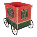 Clayre & Eef Kerstdecoratie Beeld Trein 280x75x135 cm Rood Metaal