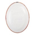 Clayre & Eef Text Sign 62x2x47 cm Beige Metal