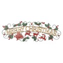 Clayre & Eef Text Sign 79x1x27 cm Gold colored Metal