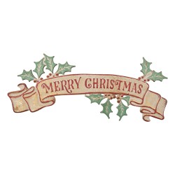 Clayre & Eef Text Sign 60x1x25 cm Beige Metal