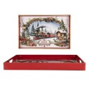 Clayre & Eef Tray 41x26x4 cm White Plastic