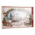 Clayre & Eef Tray 41x26x4 cm White Plastic