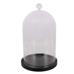 Clayre & Eef Glazen Stolp Ø 14x24 cm Transparant Glas