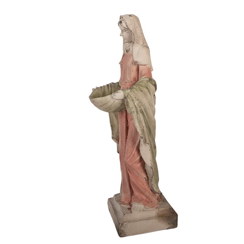 Clayre & Eef Decorative Figurine Mary 16x16x44 cm Beige Ceramic material