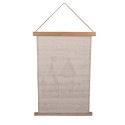 Clayre & Eef Wall Tapestry 40x2x60 cm Beige Textile