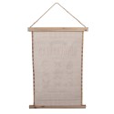 Clayre & Eef Wall Tapestry 40x2x60 cm Beige Textile