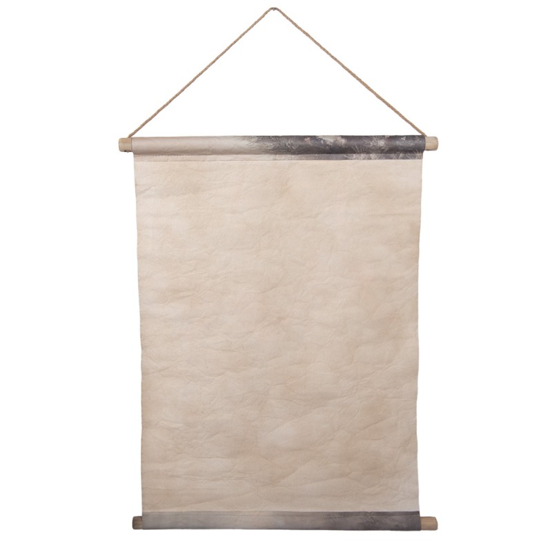 Clayre & Eef Wall Tapestry 55x3x75 cm Beige Textile