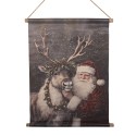 Clayre & Eef Wall Tapestry 55x3x75 cm Red Textile