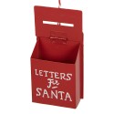 Clayre & Eef Christmas Ornament Mailbox 5x3x8 cm Red Metal