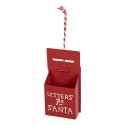 Clayre & Eef Christmas Ornament Mailbox 5x3x8 cm Red Metal