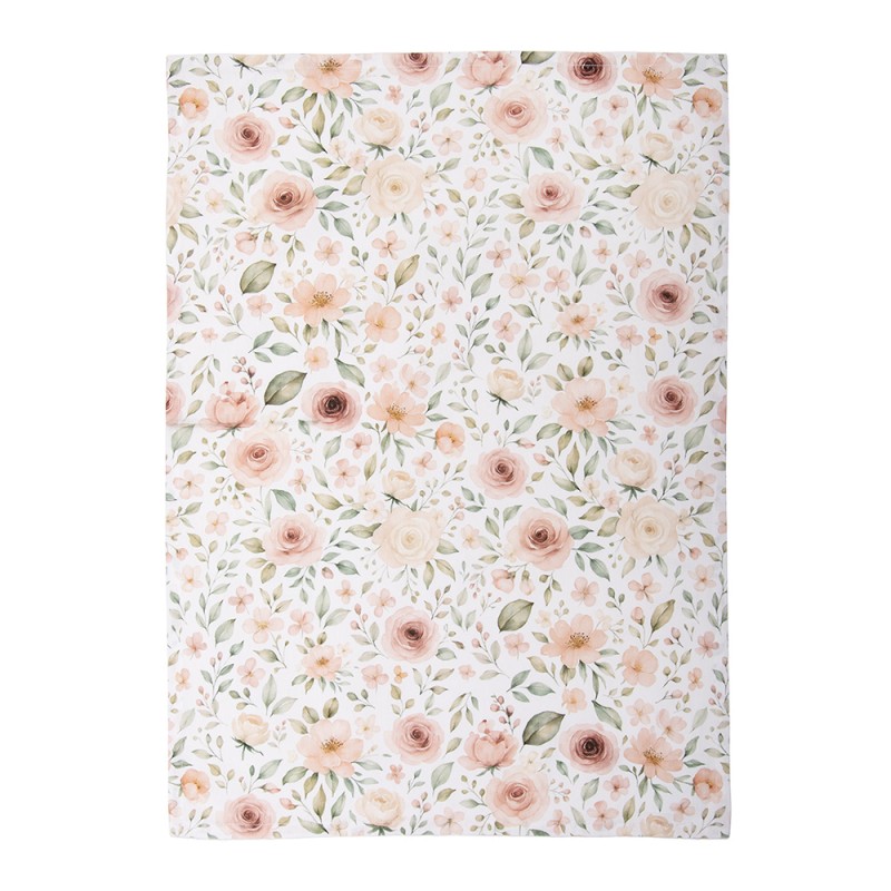 Clayre & Eef Geschirrtuch 50x70 cm Beige Baumwolle