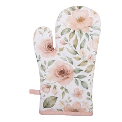 Clayre & Eef Ovenwant 18x30 cm Beige Katoen