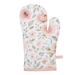 Clayre & Eef Ovenwant 18x30 cm Beige Katoen