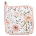 Clayre & Eef Pannenlap 20x20 cm Beige Katoen