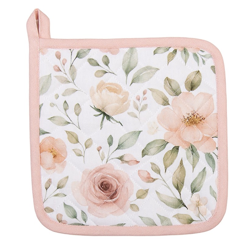 Clayre & Eef Pannenlap 20x20 cm Beige Katoen