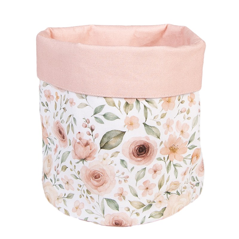 Clayre & Eef Brotkorb Ø 15x16 cm Beige Baumwolle