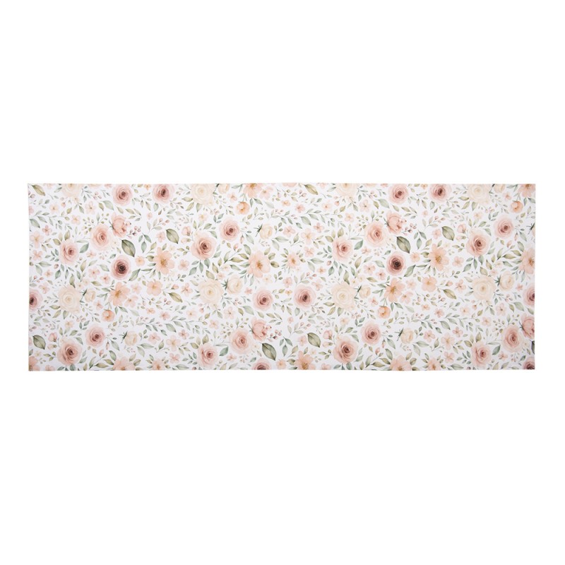 Clayre & Eef Tafelloper 50x140 cm Beige Katoen