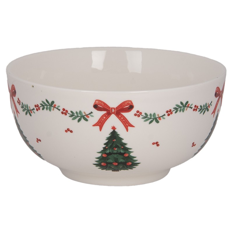 Clayre & Eef Soup Bowl 500 ml White Ceramic