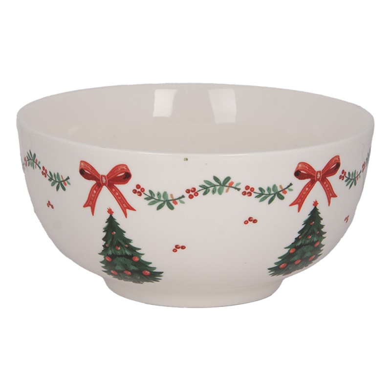 Clayre & Eef Soup Bowl 500 ml White Ceramic