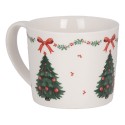 Clayre & Eef Mug 275 ml White Ceramic