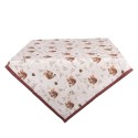 Clayre & Eef Tafelkleed 100x100 cm Beige Katoen