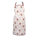 Clayre & Eef Keukenschort 70x85 cm Beige Katoen