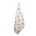 Clayre & Eef Theedoek 50x70 cm Beige Katoen
