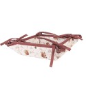 Clayre & Eef Bread Basket 35x35x8 cm Beige Cotton