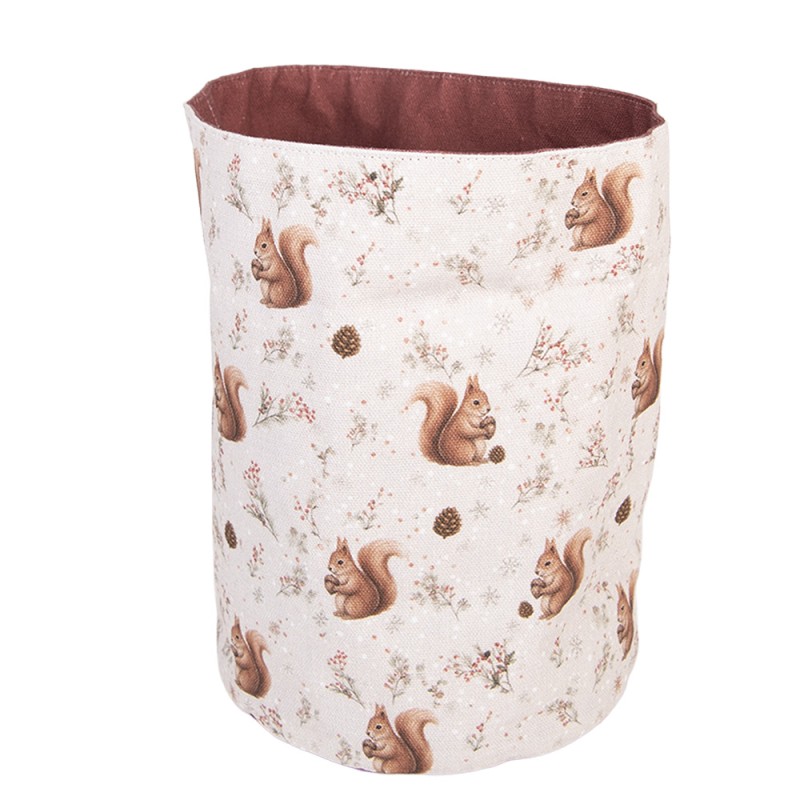Clayre & Eef Broodmand Ø 15x16 cm Beige Katoen